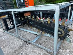 Unused 2024 Great Bear Trencher Skid Steer Attachments [YARD 2]