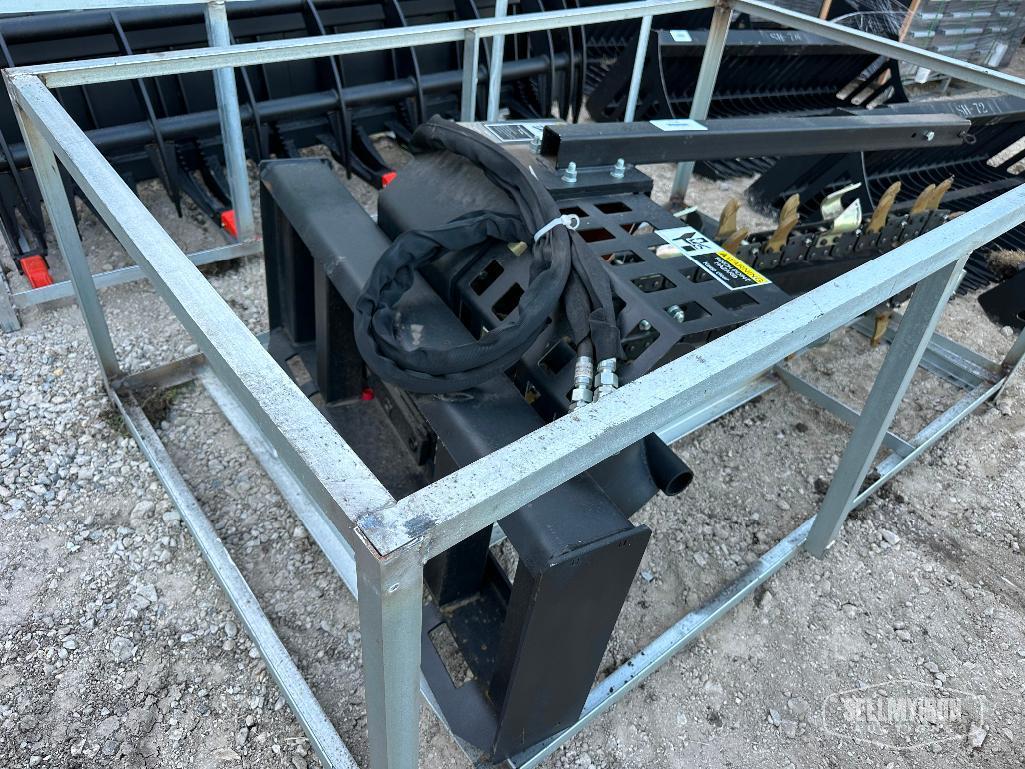 Unused 2024 Great Bear Trencher Skid Steer Attachments [YARD 2]
