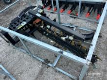 Unused 2024 Greatbear Trencher Skid Steer Attachments [YARD 2]