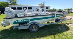 Pro Master Center Console Fishing Boat with 150 JOHNSON Motor - Runs like it should