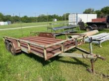 16 foot Flatbed Trailer with Ramps