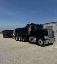 2005 International TriAxle Truck with Pup Trailer -10 speed Transmission - Runs and drives