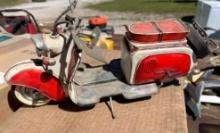 Vintage Metal Motor Scooter