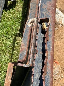 CAT 73 inch Smooth Skid Steer Bucket - Needs some welding