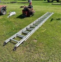 Aluminum Extension Ladder - 15 feet laying