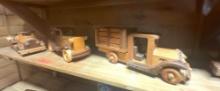 Lot of Misc. Wooden Carved Cars