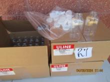 107 Uline S-21725 8oz Plastic Juice Bottles with Caps