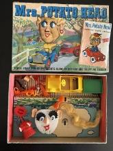 Rare! Antique Mr. Potato Head With Car and Trailer