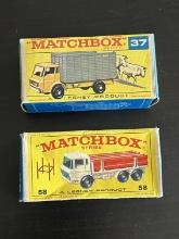 (2) Vintage Matchbox Trucks in Original Boxes