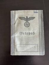 WWII German Wehrpass / ID Booklet