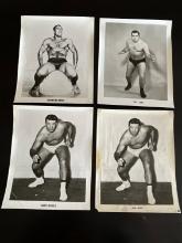 Group of (4) 1960's Wrestling Photos
