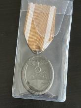 WWII German West Wall Medal with Original Ribbon