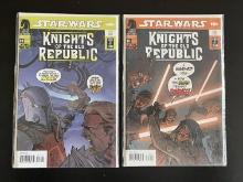2 Issues Star Wars Knights of the Old Republic Comic #16 & #18 Dark Horse Lucas Books
