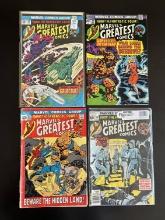 4 Issues of Marvels Greatest Comics #34, #49, #56 & #69 Fantastic Four 25 Cents