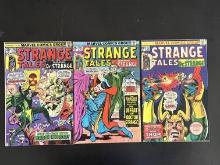 3 Issues Strange Tales Comic #182 #183 & #184 Marvel Comics Bronze Age Comics