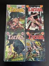 4 Issues Tarzan #215 #216 #217 & #218 DC Comics Bronze Age