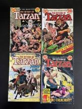 4 Issues Tarzan #219 #220 #221 & #222 DC Comics Bronze Age