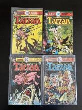 4 Issues Tarzan #242 #243 #244 & #245 DC Comics Bronze Age