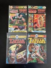 4 Issues Tarzan #246 #247 & Tarzan Family Giant #60 & #65 DC Comics Bronze Age