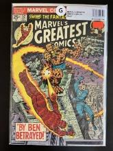 Marvels Greatest Comics Marvel Comic #52 Bronze Age 1974 Fantastic Four