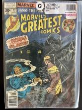 Marvels Greatest Comics Marvel Comic #72 Bronze Age 1977 Fantastic Four