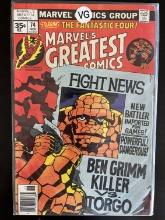 Marvels Greatest Comics Marvel Comic #74 Bronze Age 1977 Fantastic Four