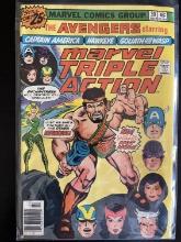 Marvel Triple Action Marvel Comic #30 Bronze Age 1976 The Avengers