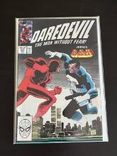 Daredevil Comic #257 Marvel Key Cover Art by John Romita jr 1988 copper Age