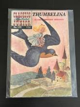 Classics Illustrated Junior #520 Thumbelina 1955 Golden Age Comic 15 Cent Cover