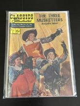 Classics Illustrated #1 The Three Musketeers 1962 Silver Age Comic 15 Cent Cover