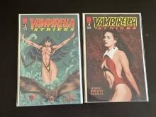 2 Issues Vampirella Strikes Comic #1 & #2 Harris Comics 1995 KEY 1st Issue