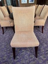 (2) Thayer Coggin 24"W x 21"D x 42"H Decor Fabric Side Chairs
