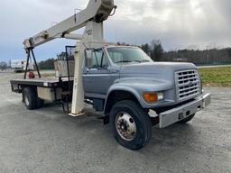 1997 Ford F800 S/A w/ National 500C 15 TON Boom Truck