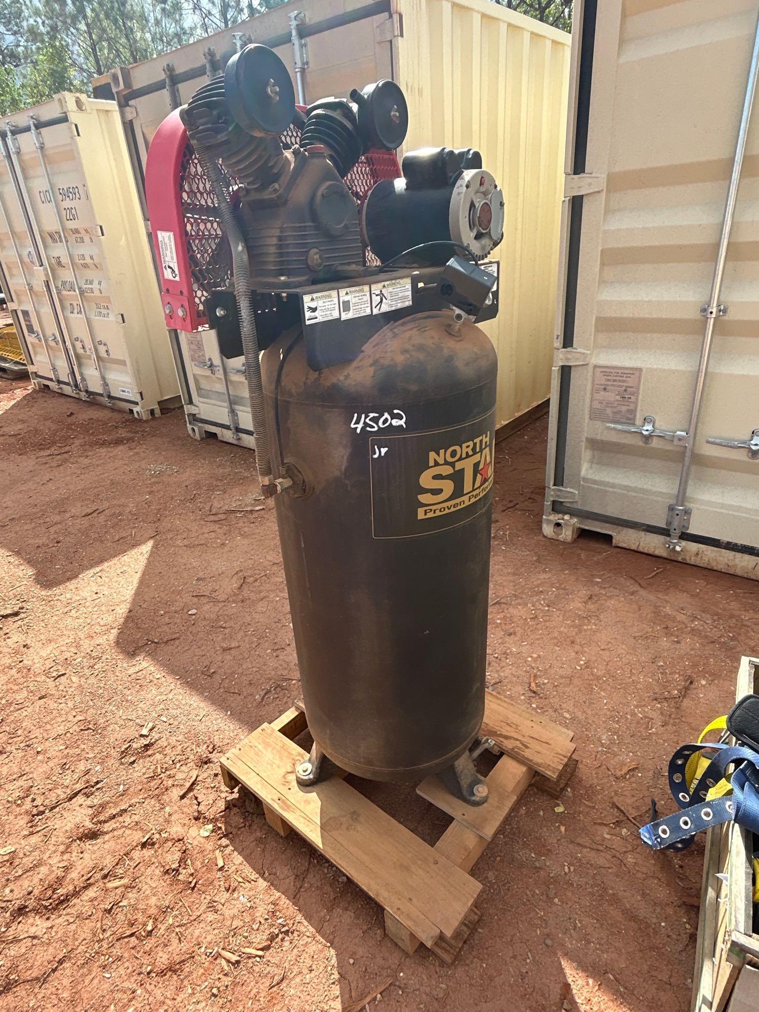 North Star Upright Skid Mounted Air Compressor