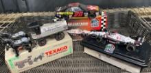 Texaco Horse & Tanker, Die cast Toy Race Car & Havoline Toy Car