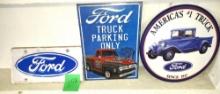 FORD LICENSE PLATE & WALL ART - PICK UP ONLY
