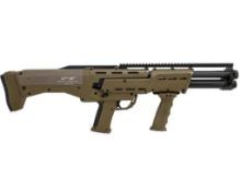 Standard Manufacturing DP-12 Pump Shotgun - FDE | 12ga | 18 7/8" Double Barrel | 14rd | Ambidextrous