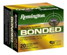 Remington Ammunition 29365 Golden Saber Bonded 40 SW 180 gr 1015 fps Bonded Brass Jacketed Hollow