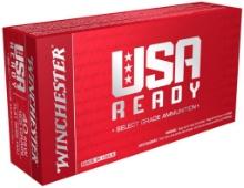 Winchester Ammo RED40 USA Ready 40 SW 165 gr Full Metal Jacket Flat Nose FMJFN 50 Bx