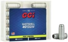 CCI 3740 Pest Control Shotshell 40 SW 88 gr Shotshell 9 Shot 10 Per Box