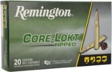 Remington Ammunition 29041 CoreLokt Tipped Hunting 308 Win 180 gr CoreLokt Tipped CLT 20 Per Box