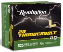 Remington Ammunition R21271 Thunderbolt 22 LR 40 gr 525 Per Box