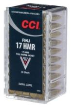 CCI 0055 Gamepoint 17 HMR 20 gr Full Metal Jacket FMJ 50 Per Box