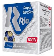 Rio Ammunition RBSM362 Royal BlueSteel Magnum 12 Gauge 3 1 14 oz 2 Shot 25 Bx