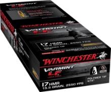 Winchester Ammo S17HMR1LF Varmint LF 17 HMR 15.5 gr NTX 50 Box