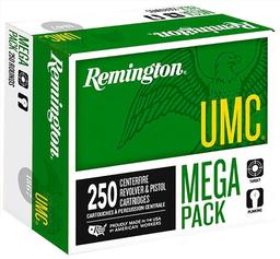 Remington Ammunition 23721 UMC Mega Pack 380 ACP 95 gr Full Metal Jacket FMJ 250 Per Box