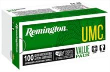 Remington Ammunition R23974 UMC Value Pack 380 ACP 88 gr 990 fps Jacketed Hollow Point JHP 100 Bx