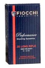 Fiocchi 22FHVCRN Field Dynamics 22 LR 40 gr 1250 fps CopperPlated Solid Point 50 Box