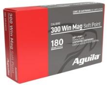 Aguila 82044AG 300 Win Mag 180 gr Soft Point InterLock Boat Tail Soft Point 20 Per Box