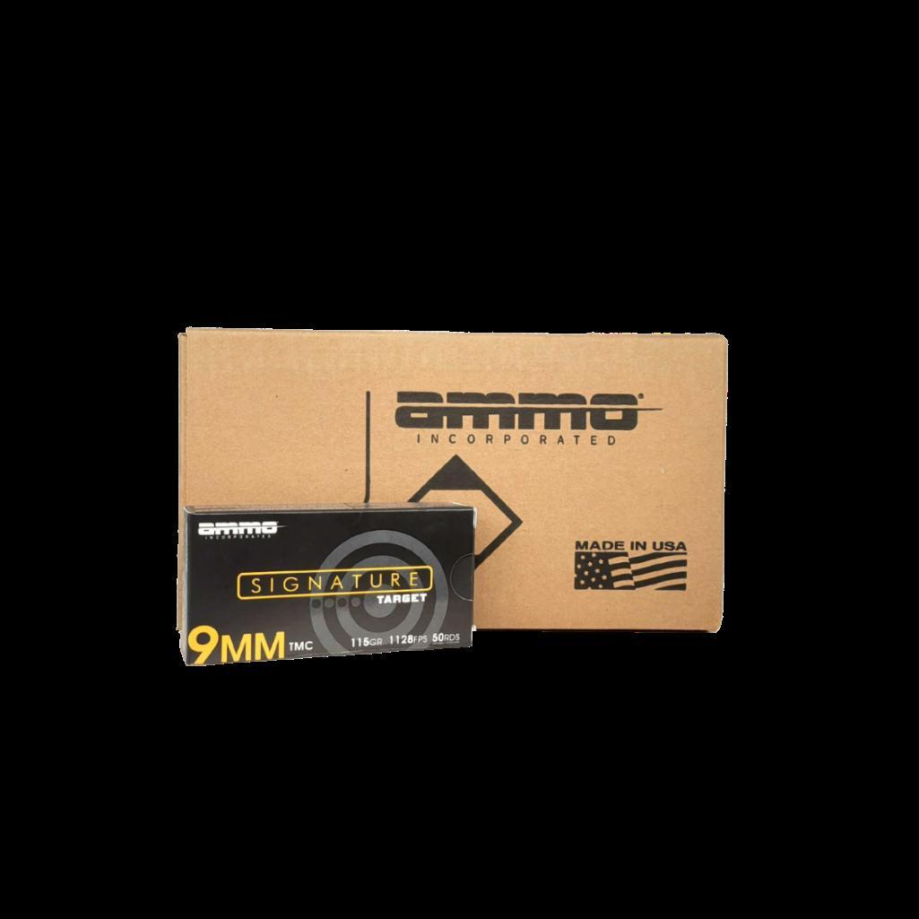 Ammo Inc Signature 9mm Luger Handgun Ammo - 115 Grain | TMC